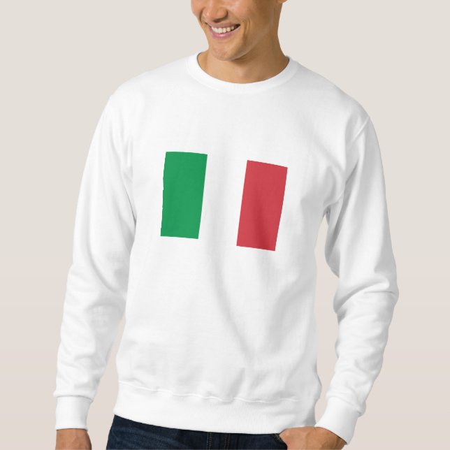 Italienische Flagge Sweatshirt (Vorderseite)