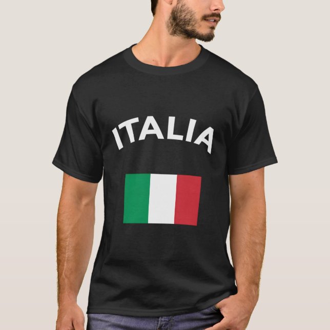 Italienische Flagge T-Shirt (Vorderseite)