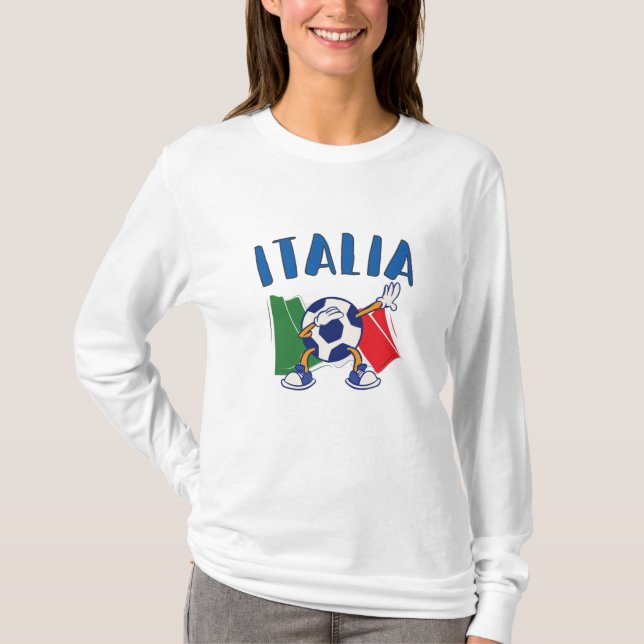 Italienische Flagge T-Shirt (Vorderseite)