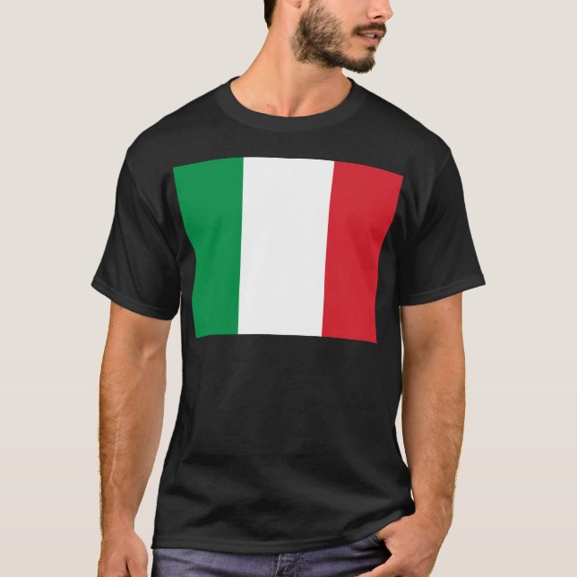 Italienische Flagge T-Shirt (Vorderseite)