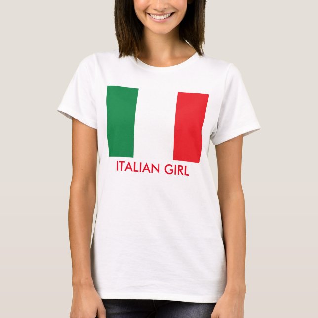Italienische Flagge T-Shirt (Vorderseite)