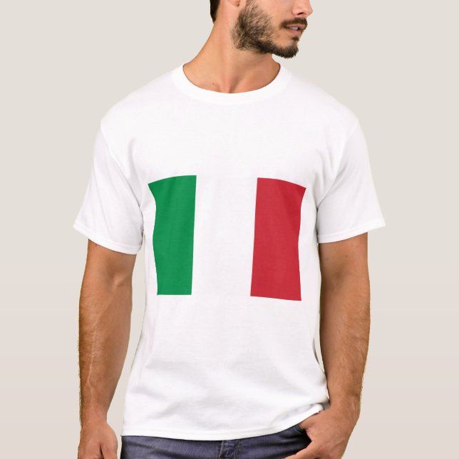 Italienische Flagge T-Shirt (Vorderseite)