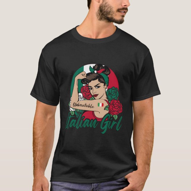 Italienische Flagge T-Shirt (Vorderseite)