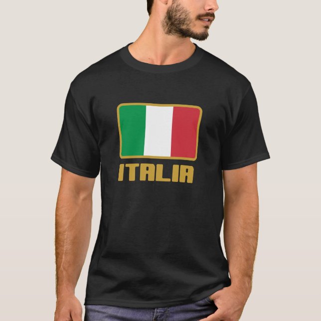 Italienische Flagge T-Shirt (Vorderseite)