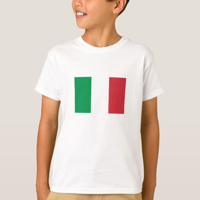 Italienische Flagge T-Shirt (Vorderseite)