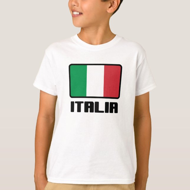 Italienische Flagge T-Shirt (Vorderseite)