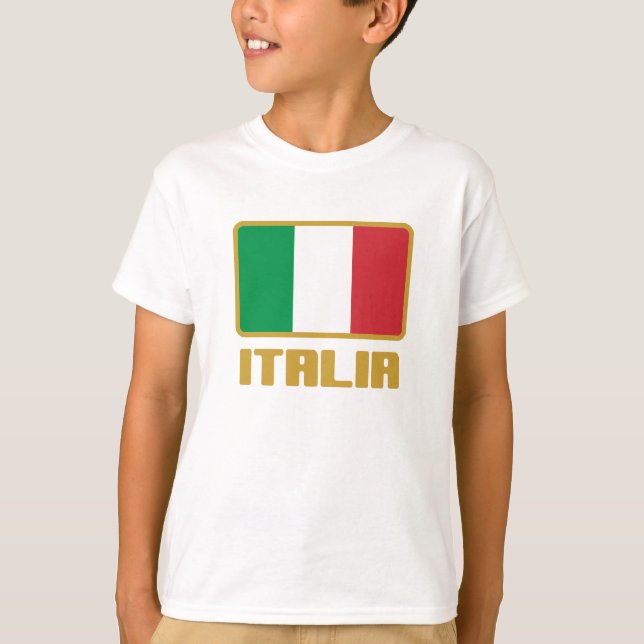 Italienische Flagge T-Shirt (Vorderseite)