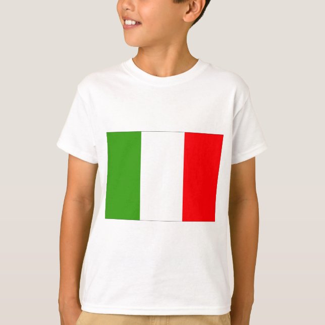 Italienische Flagge T-Shirt (Vorderseite)