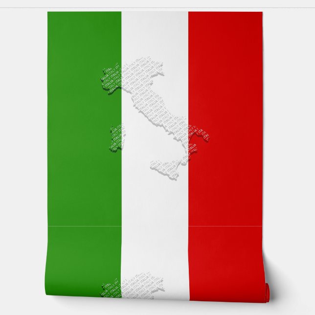 Italienische Flagge Tapete (Abrollen)