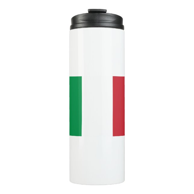 Italienische Flagge Thermosbecher (Vorderseite)