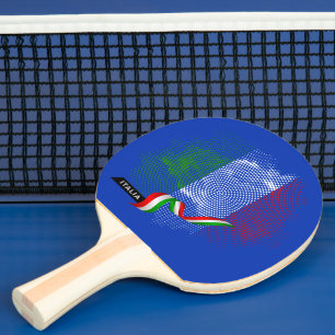 Italienische Flagge Tischtennis Schläger