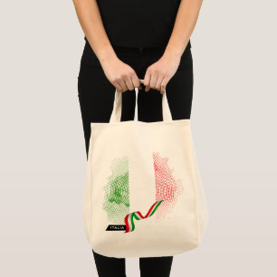 Italienische Flagge Tragetasche