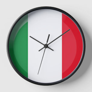 Italienische Flagge Uhr