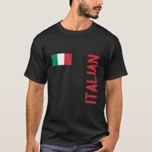 Italienische Flagge und Italienische Wurzeln T-Shirt