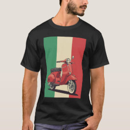 Italienische Flagge Vespa T-Shirt