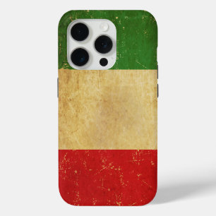 Italienische Flagge Vintage Grunge Case-Mate iPhone Hülle