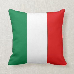 Italienische Flagge x Flaggenkissen Kissen