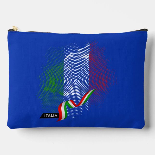 Italienische Flagge Zubehörtasche (Vorderseite)