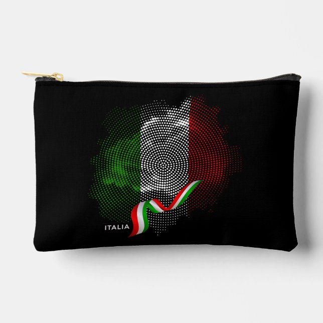 Italienische Flagge Zubehörtasche (Vorderseite)