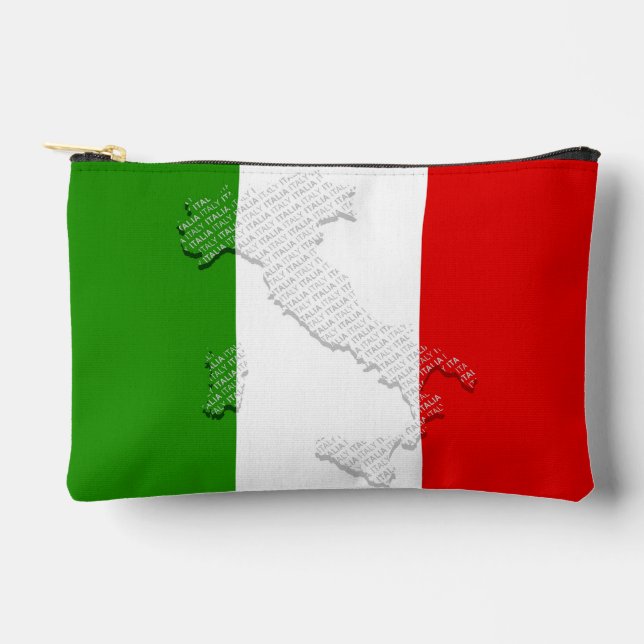 Italienische Flagge Zubehörtasche (Vorderseite)