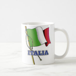 Italienische Flaggen-Kaffee-Tasse Kaffeetasse
