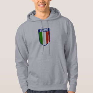 Italienische Flaggen-mit Kapuze Sweatshirt