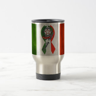 Italienische Flaggen-stolze italienische Thermo Reisebecher