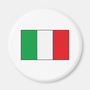 Italienische Flaggen-T - Shirts und Geschenke Magnet