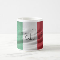 Italienische Flaggen-Tasse Italiens