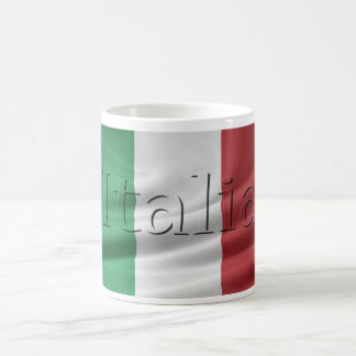 Italienische Flaggen-Tasse Italiens Kaffeetasse