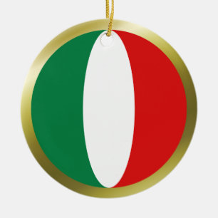 Italienische Flaggen-Verzierung Keramikornament