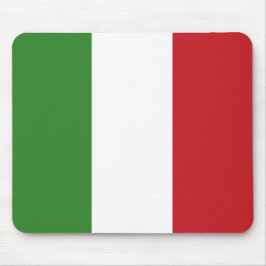 Italienische Flaggenfarben Italien Grün Rot Mousepad