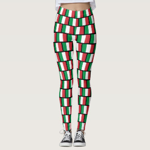 Italienische Flaggenmuster-Leggings für Leggings