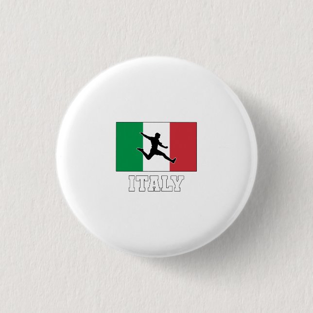 Italienische Fußballnationalmannschaft Button (Vorderseite)