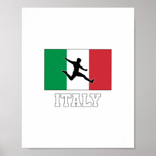 Italienische Fußballnationalmannschaft Poster