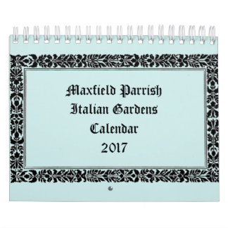 Italienische Gärten durch Maxfield Parrish Kalender