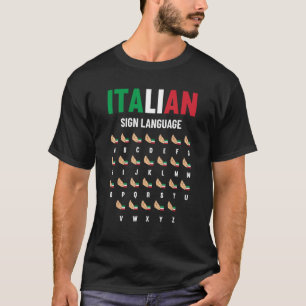 Italienische Gebärdensprache T-Shirt