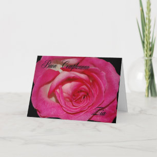 Italienische Geburtstags-Karte für Tante Karte