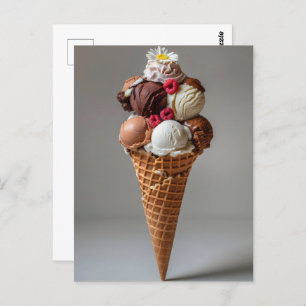 Italienische Gelatine, Postkreuz Postkarte