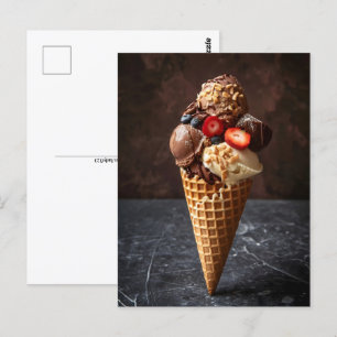 Italienische Gelatine, Postkreuz Postkarte