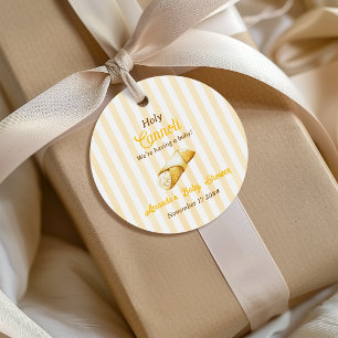 Italienische gelbe Streifen Heilige Cannoli Baby-P Geschenkanhänger