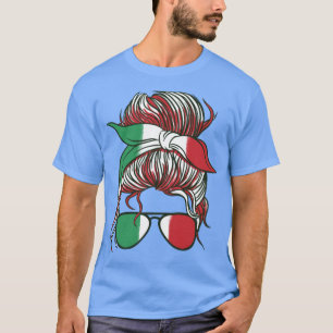 Italienische Girl Italy Football Weltmeisterschaft T-Shirt