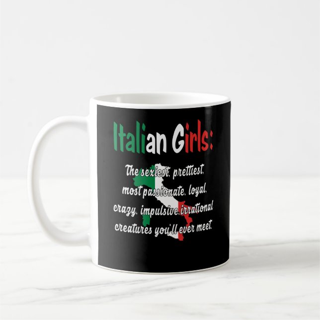 ITALIENISCHE GIRLS-FUNNTION KAFFEETASSE (Links)