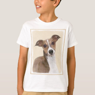 Italienische Grauhound Malerei - Niedliche Origina T-Shirt
