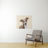 Italienische Grauhound Malerei - Niedliche Origina