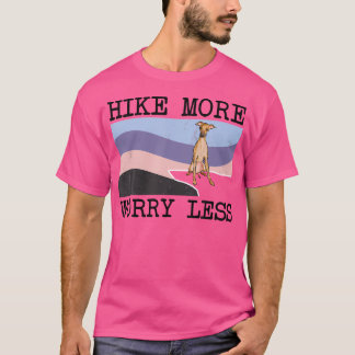 Italienische Grauhoundwanderung Besorgnis erregend T-Shirt