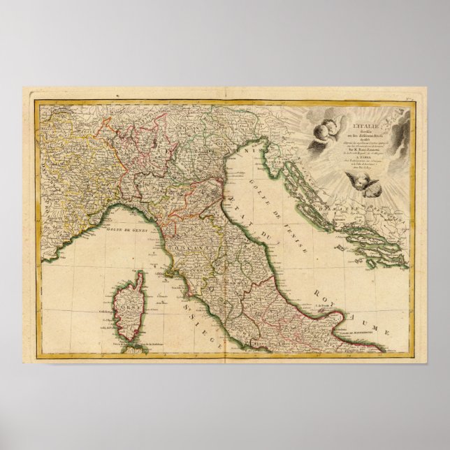 Italienische Grenzländer Poster (Vorne)