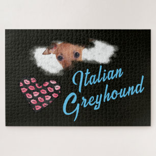 Italienische Greyhound Eyes Solid Color 1000 Stück Puzzle