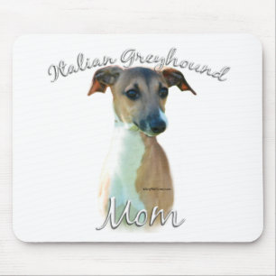 Italienische Greyhound-Mama 2 Mousepad