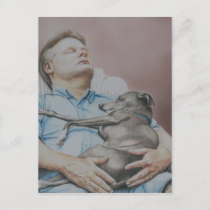 Italienische Greyhound Postcard "Nickerchen Buddie Postkarte